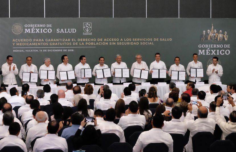 Firman acuerdo de acceso a la salud